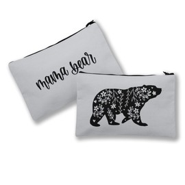 Mama Bear Makeup Bag Gifts for Mum | Wash Bag, Toiletry Bag, Cosmetic Bag Clutch Mother's Day Gift
