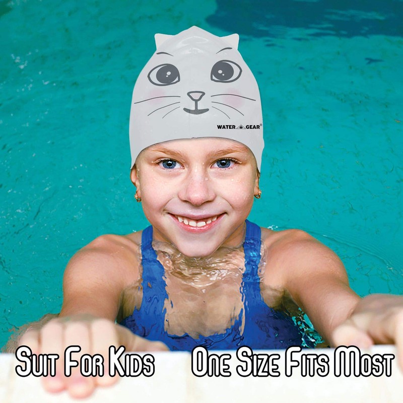 Water Gear Critter Cap - Extremely Durable Swimming Cap for