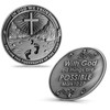 Christian Challenge Coin - Holy Spirit Coin with Cross &