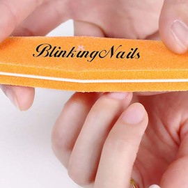 Lima de uñas de esponja y pulidores, 10 unidades para el cuidado del arte de uñas, diseño de doble cara, grano 100/180, pulidor de uñas profesional, h