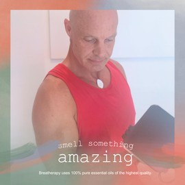 Breatherapy Get Up + Go Kit - Pure Essential Oil Aromatherapy InhalationTabs, 8-Pack (2 Each: Energy, Focus, Balance, Grounding)