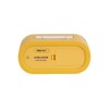 Karlsson KA5753YE LCD Backlit Digital Alarm Clock Gummy Rubberized ABS