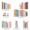 DECOWALL CDS9-9006 Boho Book Window Stickers Boho Book Print Window