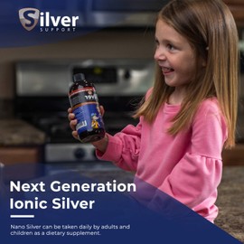 Purified Ionic Silver Technology Liquid Immune Booster for Kids, Pets & Adults Enhances Wellness