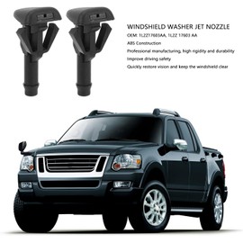 Boquillas Lavaparabrisas para Explorer 2002-2010, Material ABS, Izquierda y Derecha, OEM 1L2Z17603AA, 2 Piezas con Juntas