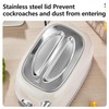 Wiltal Beige Cute Retro Toaster 2 Slice with 1.58" Wide