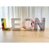 Cardboard Letter, 17.5 x 5.5 cm, Paper Part, Painting, Crafts,