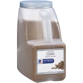 McCormick Culinary Ground Cumin, 4.5 lb - One 4.5 Pound Container of Cumin Powder to Add Flavor to Middle Eastern, Mexican, Asian, and Mediterranean Dishes