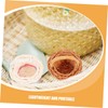 OSALADI 8pcs Tiny Rattan Hand Baskets Mini Picnic Baskets for