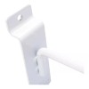 Decora 100 Gancho Panel Ranurado Mensula Alambre Grueso 3/16 Blanco
