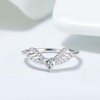 Ginger Lyne Collection Angel Wings Anniversary Band Ring Enhancer For