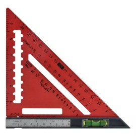 목공 삼각자 각자 눈금자 테이프 수평 직각자 목수 합금 [분리형 알루미늄 레드] Woodworking Triangle Ruler Angle Ruler Measuring Tape Level Right Angle Ruler Carpenter Alloy [Separate Aluminum Red]