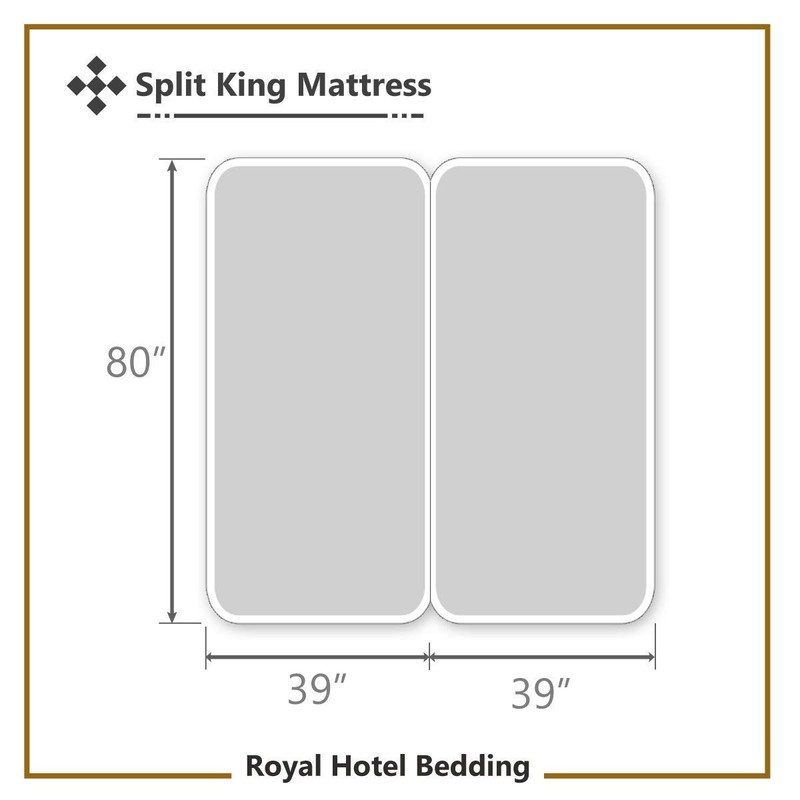 Royal's Solid Sage 1000 Thread Count 5pc Split-King: Adjustable King