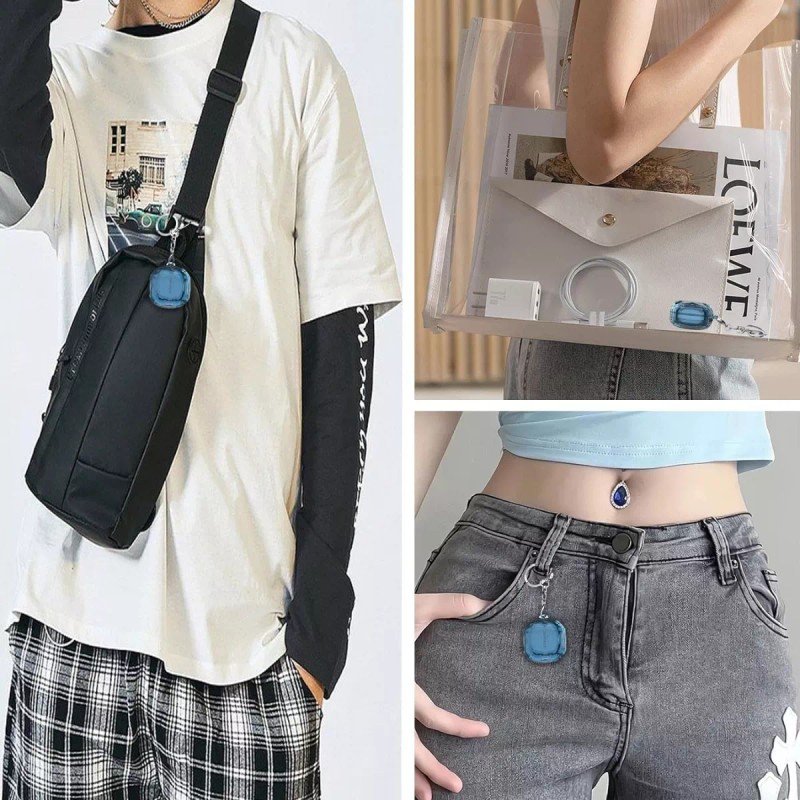 Universo en Linea Funda Audifonos Inalambricos Elegante Llavero + Pluma