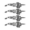 4Pcs Garden Gnome Plant Markers Durable Rustproof Decorative Metal Plant