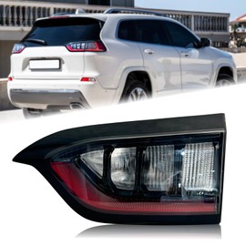 Duolctrams LED Type Inner Tail Light Rear Brake Lamp Compatible for 2019-2021 Jeep Cherokee Right Passenger Side