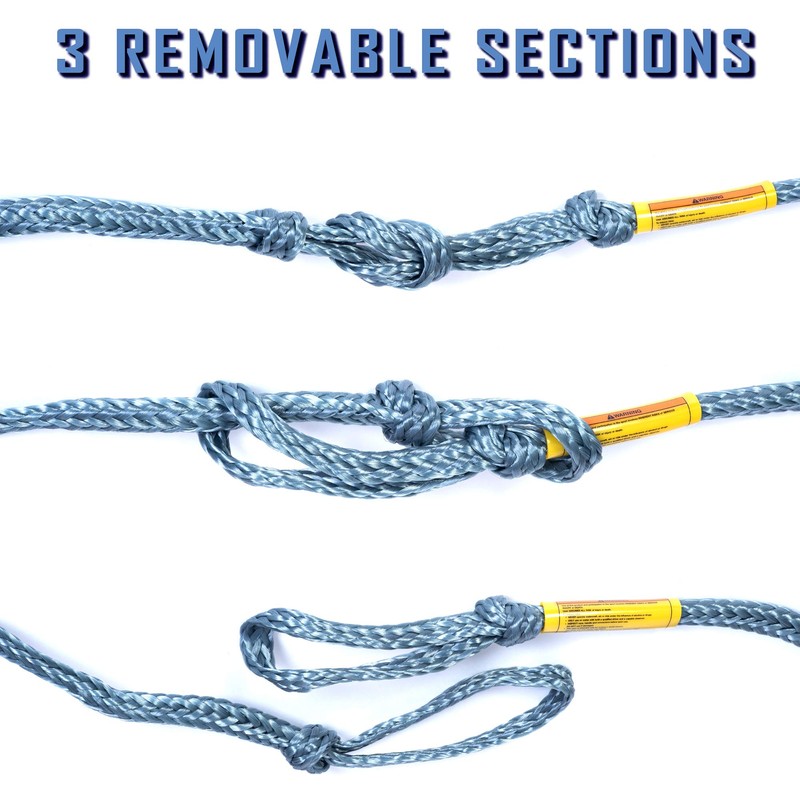 Pro Wakesurf Rope - 24' 3 Section 3/4" Line
