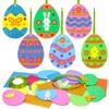 Wishstar Pack of 12 Easter Eggs Craft Set for Children,