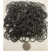 2 pack SMALL BLACK RUBBER Total 500 PCS