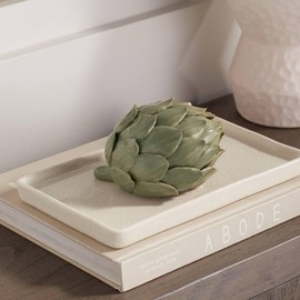 Dahlia Studios Layered 5" Wide Matte Green Decorative Artichoke Sculpture