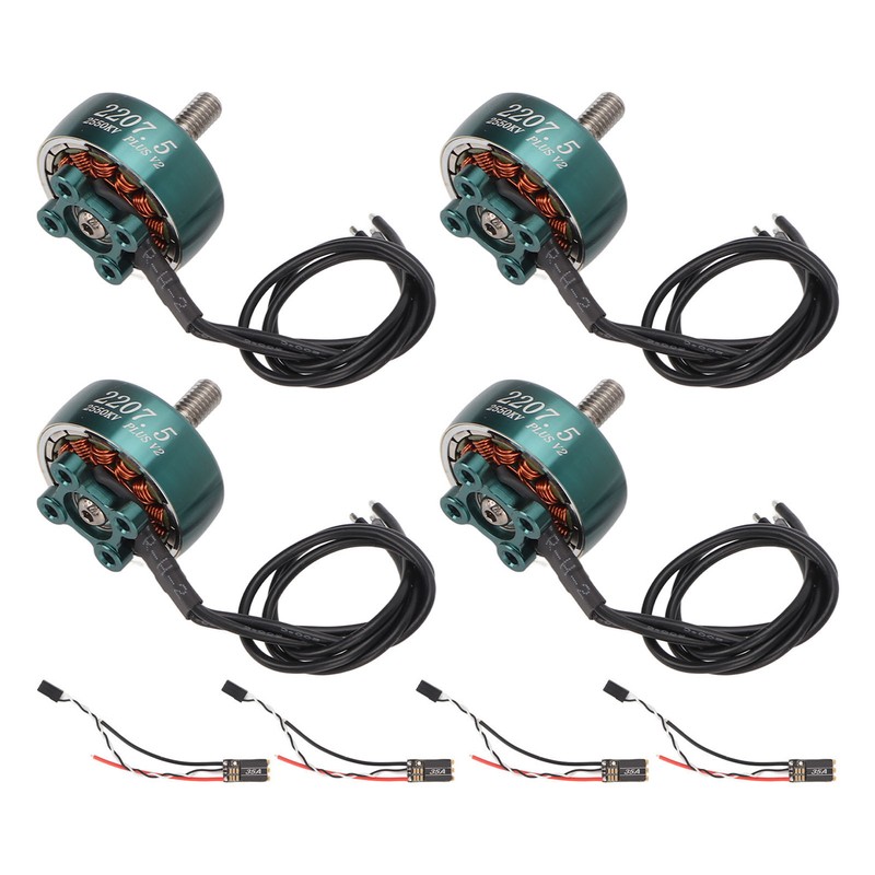 4 Sets Brushless Motor Kit 5mm Shaft Electric Motor with
