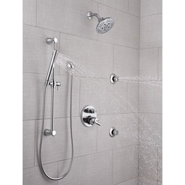 Delta Faucet RP6025KS Shower Flange Trim, Black Stainless