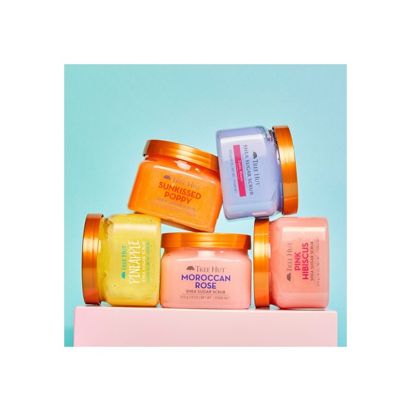Tree Hut Shea Sugar Body Scrub 510g (1+1) - Peach