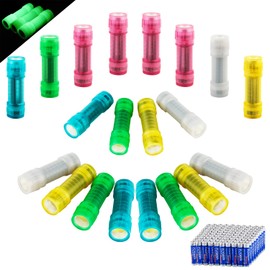 KunHe 20 Pack Glow in Dark Flashlights Mini Flashlight for Kids Bulk flashlights with Batteries Included Perfect for Teaching Kids Birthday Party Christmas Gifts Stocking Stuffers