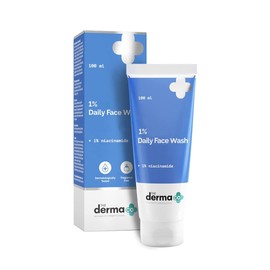 The Derma Co 1 Kojic Acid Face Wash I With Niacinamide Alpha Arbutin I Reduces Dark Spots Pigmentation I Cleanses Brightens Skin I Non-Drying Formula I For All Skin Types- 100ml Transparent