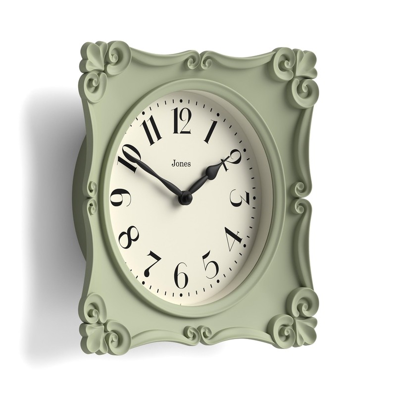 Jones Clocks® Rialto wall clock | Traditional scroll design |