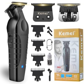 KEMEI 2299 & cuchilla EXTRA Cortapelos y barberos,Maquina de Cortar Pelo Hombre,Recortadora de Barba,Cortadora de Pelo,Hair Clipper Barberia Profesional Inalámbrico,Kit Peluqueria Máquina Cortapelo