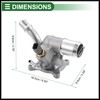 HEROFFIX Engine Coolant Thermostat Housing Assembly Replacement for Jeep Cherokee