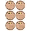 Vanilla Extract Sticker,2 inch 300pcs Round Vanilla Extract Sticker for