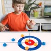 Tabletop Curling Game, Afenau 120 * 28cm Shuffleboard Table with