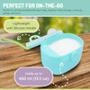 melii Baby Formula Storage Container with Integrated Scoop, Airtight, Leakproof,