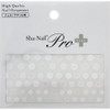 Sha-NailPlus Polka Dot White PD-PWH Nail Stickers
