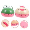 NOLITOY 2pcs Timer Dial Chef Digital Cartoon Funny Cute Indoor