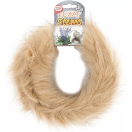 FindingKing Jumbo Fuzzy Craft Stems, 9 Feet, Parrot Green & Lions Mane