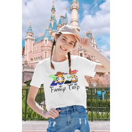 Family Vacation Shirts 2025 Family Matching Outfits Magical Family T-Shirts Cruise Trip Clothes Summer Travel Tops