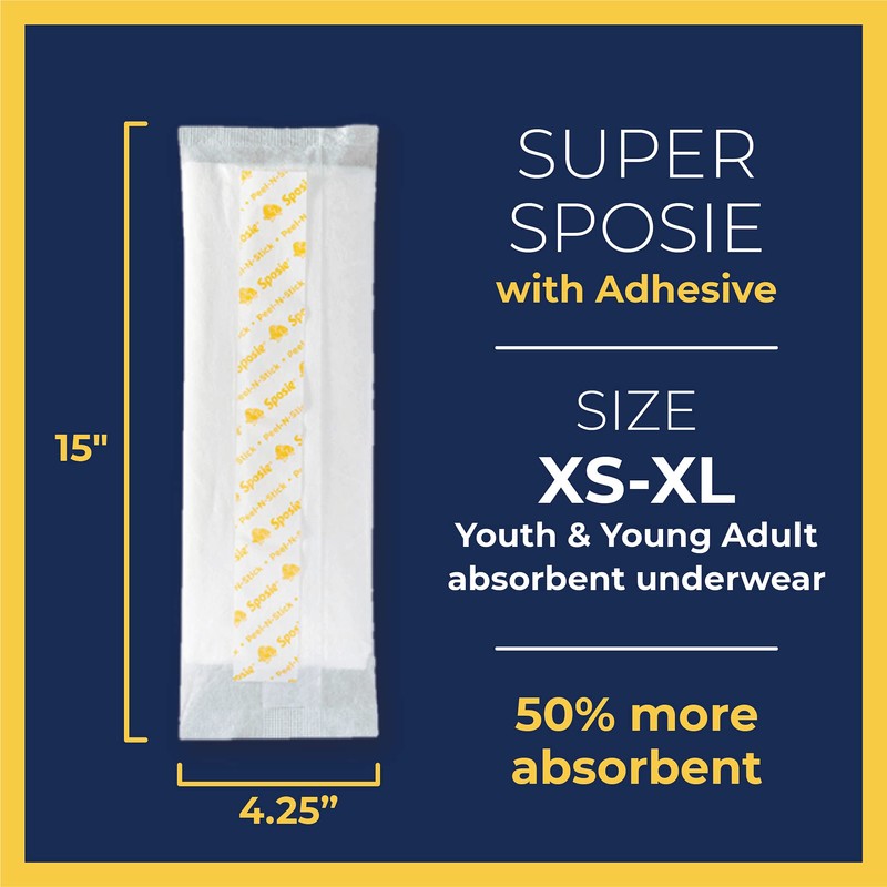 Super Sposie Booster Pads, Max Absorbency for Nighttime Diapers, Use