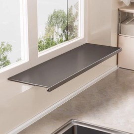 Penwlled Window Sill Extender Plate, 15.8inch Carbon Steel Storage Shelf, Heavy Duty Countertop Extension Board with Magnetic Base for Kitchen Organization Storage (15.8x5.9in/40x15cm)