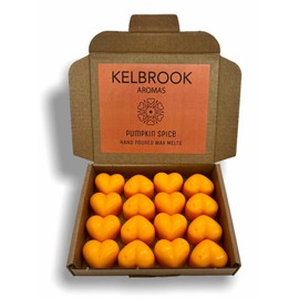 Wax Melts - Pumpkin Spice | 16 Pack | Strong Scented | Made in The UK | Plastic Free | Vegan Pumpkin Spice