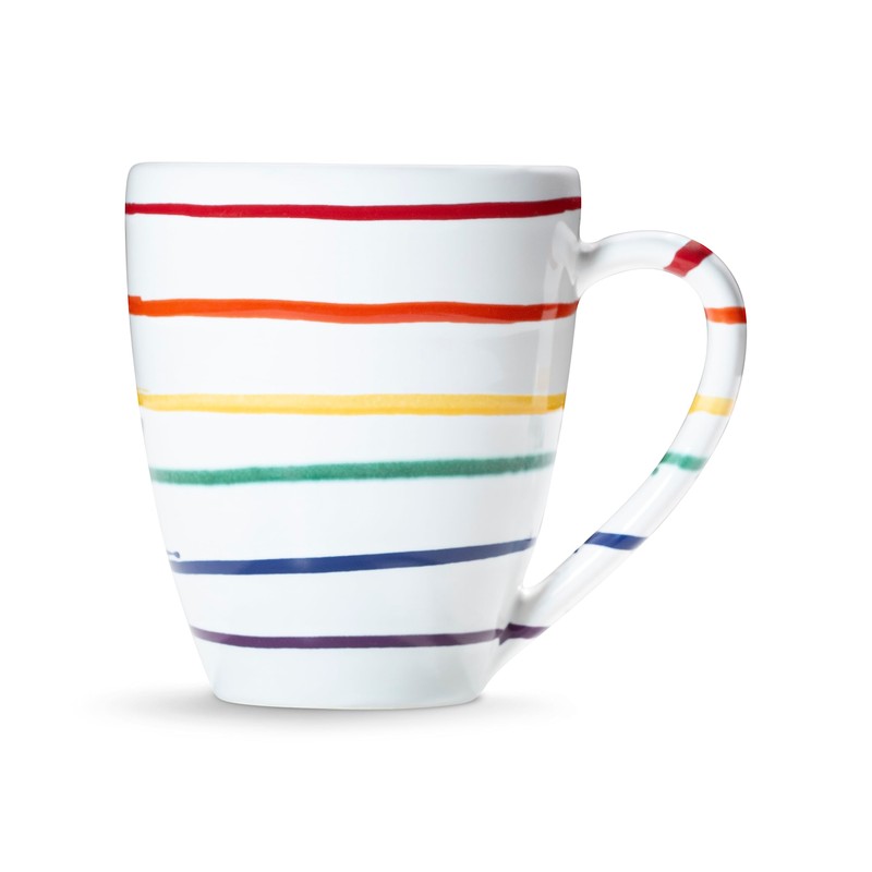 GMUNDNER KERAMIK Breakfast Cup Max Capacity: 0.3 Litres Rainbow Tableware