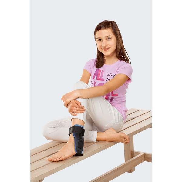 medi m.step kidz Ankle Orthosis for Children, Ankle Brace for the Foot, Ankle Brace Children, Adjustable Children's Foot Brace, Ankle, One Size