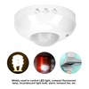Infrared Motion Sensor Adjustable Ceiling Mounted Hallway Garage Patio Toilet
