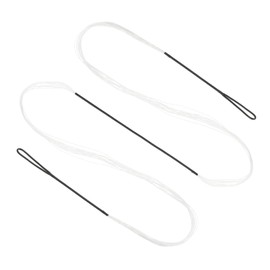 PATIKIL Recurve Bow String, Archery Bowstrings Replacement 14 Strands Longbow String for Universal Archery Equipment, White AMO 64"(Actual 60")