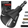 YUEARN 3/16"-1" Deburring External Chamfer Tool with Tungsten Carbide Blade,