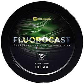 RidgeMonkey FluoroCast Fluoro Coated Mainline 0.37mm/18lb 1000m