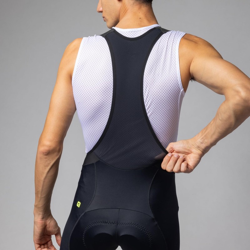 Alé Cycling Men's PR.E Strada 2.0 Bib Shorts, Black, L