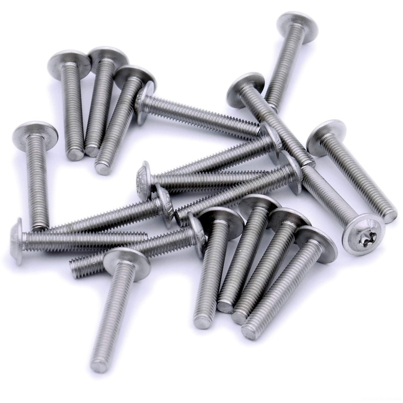 M6 (6mm x 25mm) Flanged TX Socket Button Machine Screw